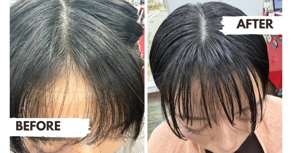 前髪のパックリ割れは「クロスパーマ」で解決